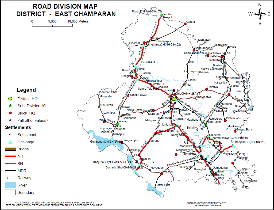 East Champaran Block Map East Champaran (Motihari) |