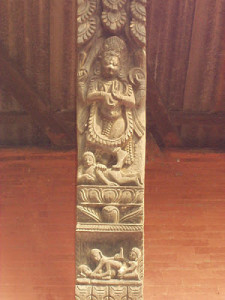 Wooden Panel Nepali Mandir Hajipur